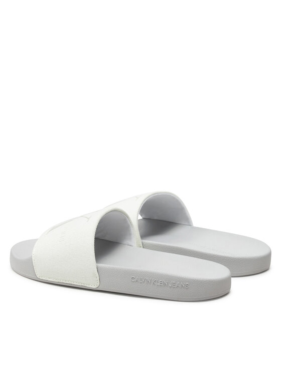 Calvin Klein Jeans Calvin Klein Jeans Шльопанці Slide Monogram Co YW0YW00103 Écru