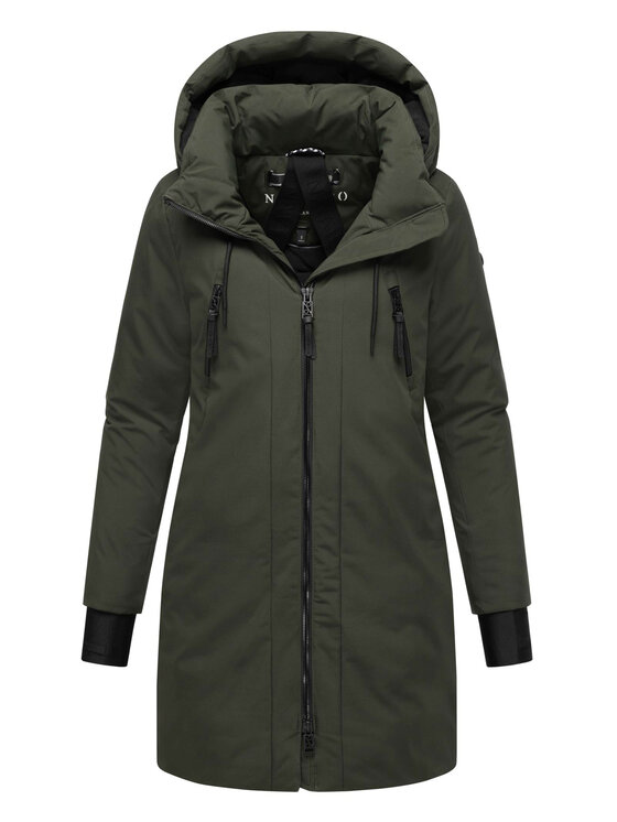 Navahoo Navahoo Kurtka zimowa Winterzart Zielony Regular Fit