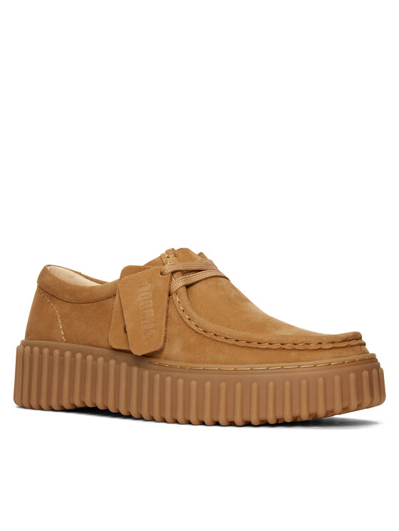 Clarks Clarks Nizki čevlji Torhill Bee 26172084 Rjava