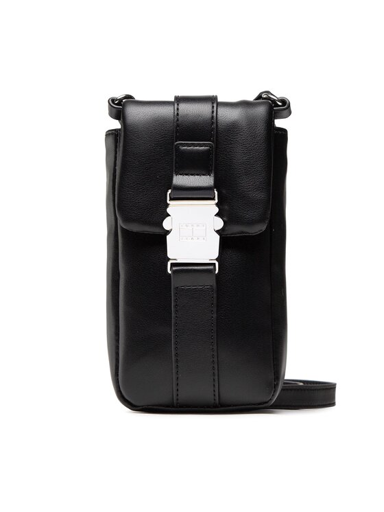 Tommy Jeans Borsa porta telefono Tjw Iten Phone Pouch Chain AW0AW13691 Nero, taglia : 00