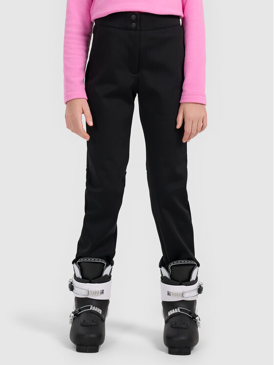 4F 4F Spodnie narciarskie SKI CLASSIC Czarny Slim Fit