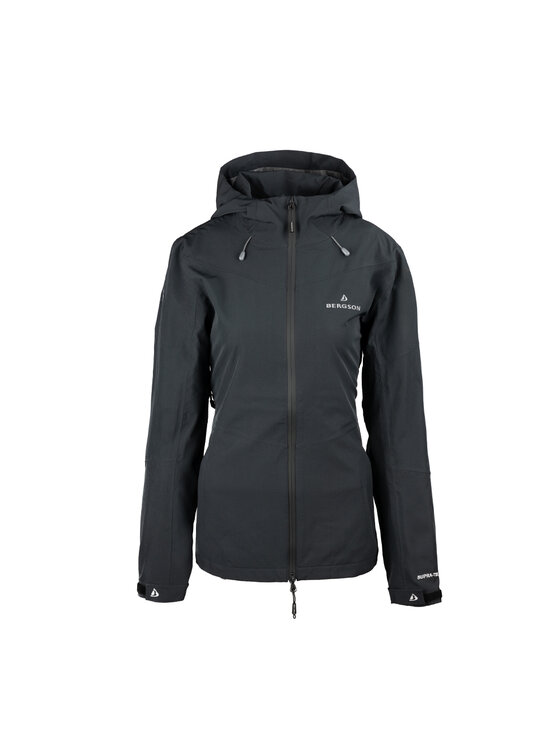 Bergson Bergson Kurtka outdoor STORMVAULT STX Czarny Regular Fit