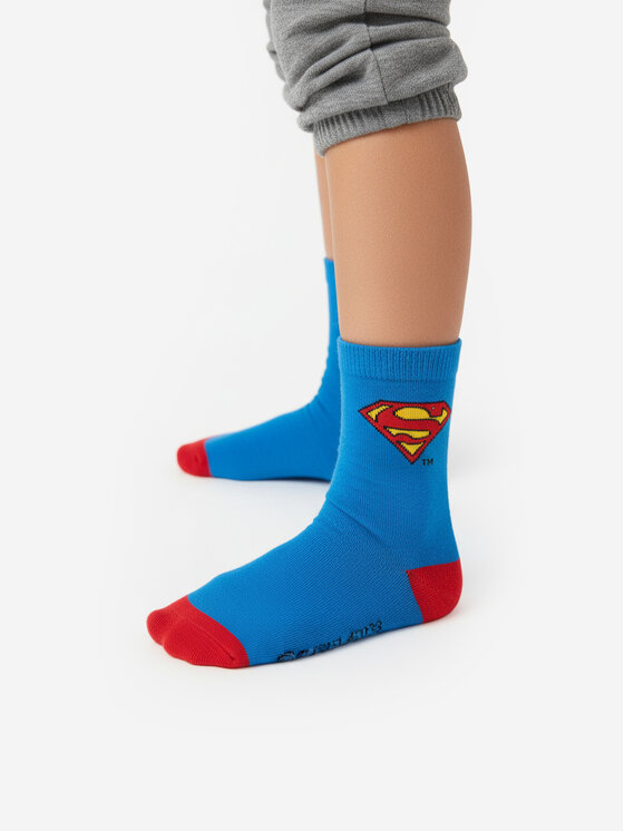 Superman Superman Дълги чорапи CEO-ACCCS-AW25-228WBDC(3-PACK) Червен