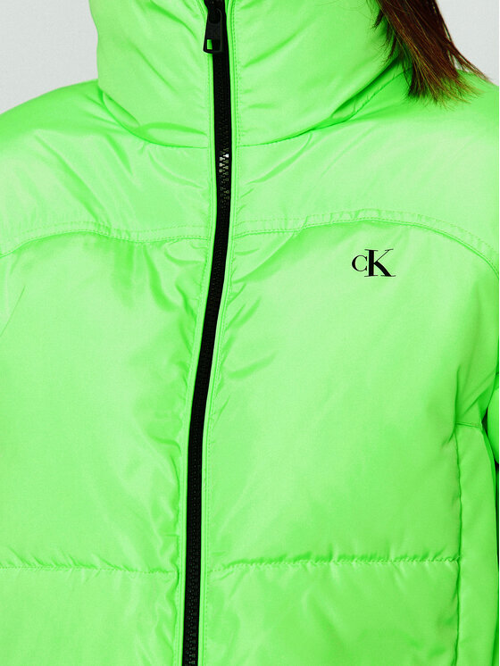 Calvin Klein Jeans Calvin Klein Jeans Зимно яке J20J222340 Зелен Regular Fit