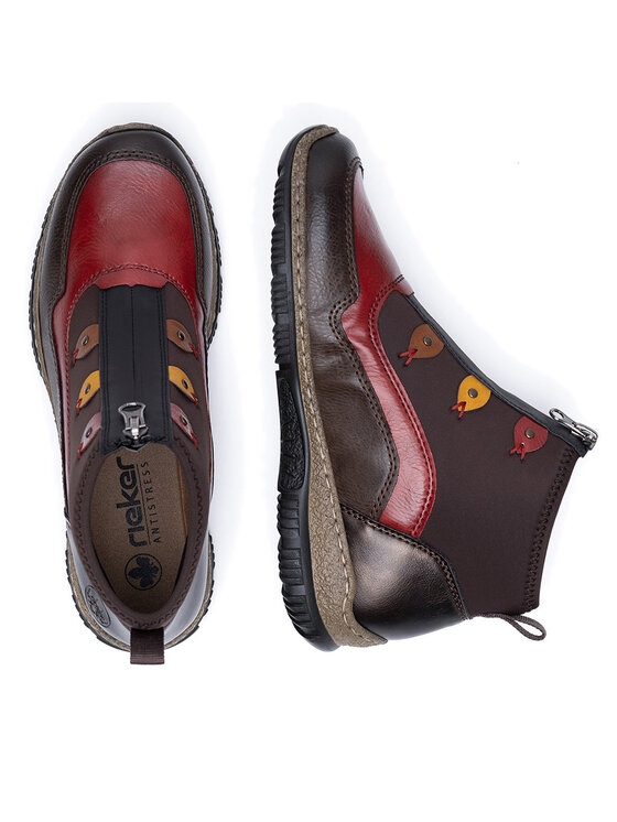 Rieker Rieker Botine N3277-25 Maro