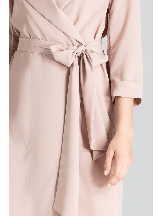 FIGL FIGL Vestito da giorno M680 Beige Regular Fit