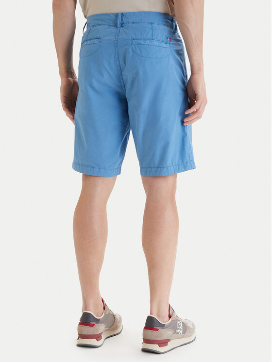 Napapijri Napapijri Шорти з тканини Nakuru 6 NP0A4HRV Голубий Regular Fit