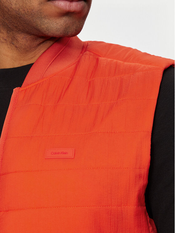 Calvin Klein Calvin Klein Gilet K10K111462 Arancione Regular Fit