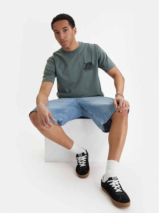 RVCA RVCA Тишърт Penstation EVYZT00280 Зелен Relaxed Fit