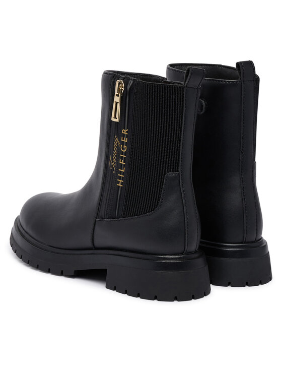 Tommy Hilfiger Tommy Hilfiger Боти Ashlyn T3A5-35161-1355 S Черен