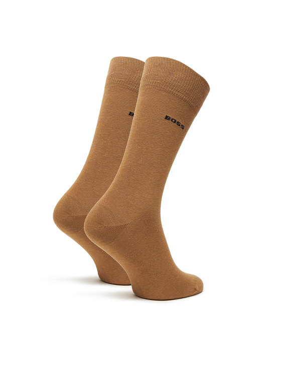 BOSS BOSS 2er-Set hohe Herrensocken 50467709 Beige
