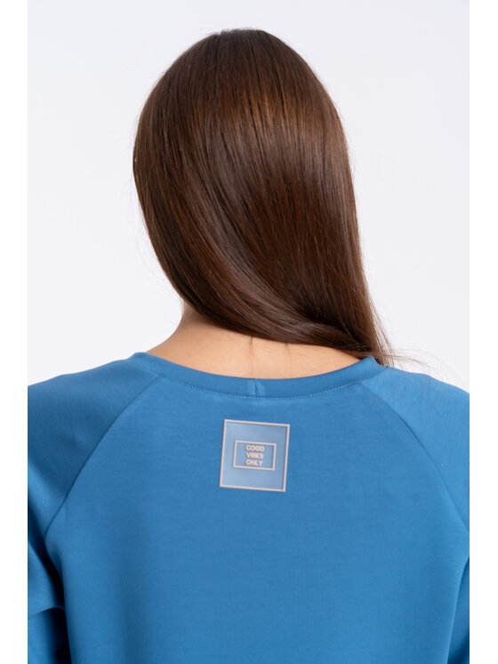 CLICK CLICK Μπλουζάκι 10-6927 Μπλε Straight Fit