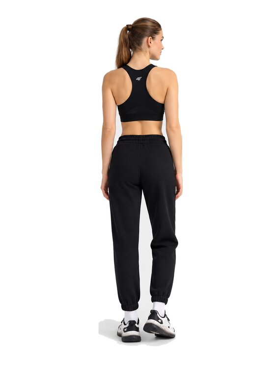 4F 4F Teplákové kalhoty 4FWMM00TTROF1755-20S Černá Jogger Fit