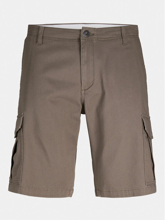 Jack & Jones Jack & Jones Szorty materiałowe Jpstjoe 12182555 Szary Regular Fit