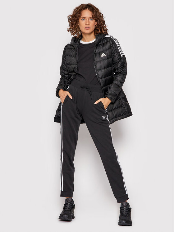 adidas adidas Пухено яке GH4590 Черен Slim Fit
