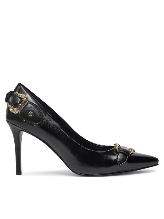 Black and white versace heels online