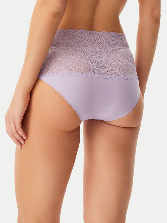 Chantelle Chantelle Klasične spodnje hlačke z visokim pasom Soft Stretch C11G80 Vijolična