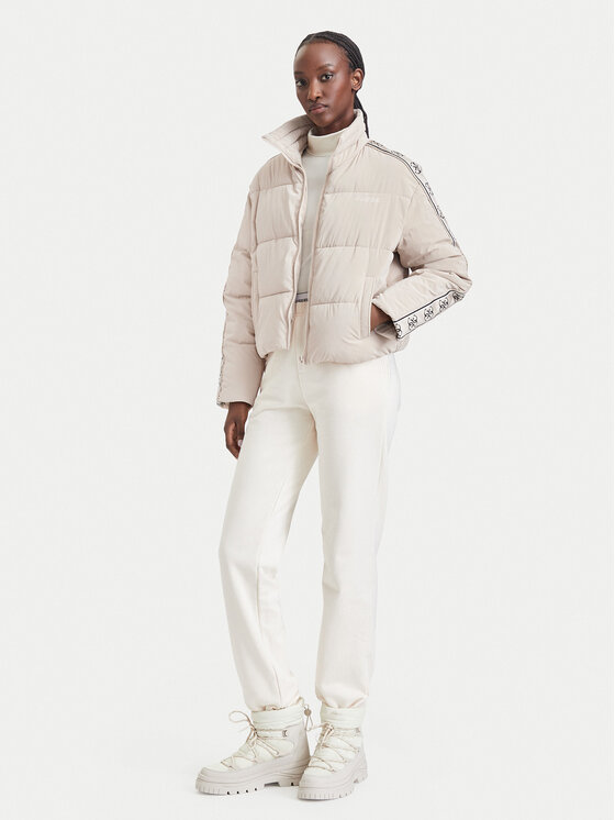 Guess Guess Kurtka zimowa V5BL11 WGYC2 Beżowy Regular Fit