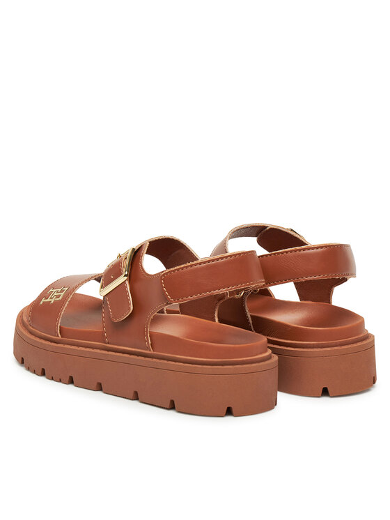 Tommy Hilfiger Tommy Hilfiger Sandali T3A2-33785-0326 S Rjava