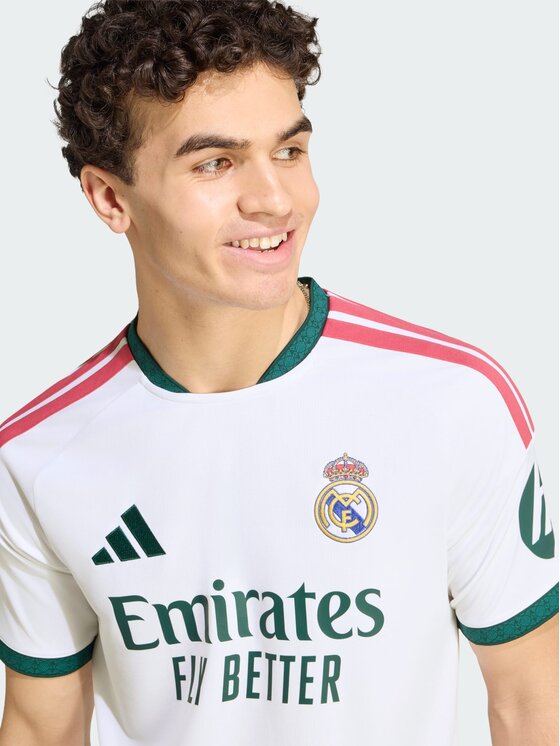 adidas adidas Koszulka techniczna 170012 Biały Slim Fit