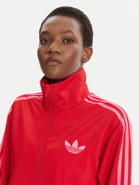 adidas adidas Bluza adicolor Classic Firebird JW3665 Czerwony Loose Fit