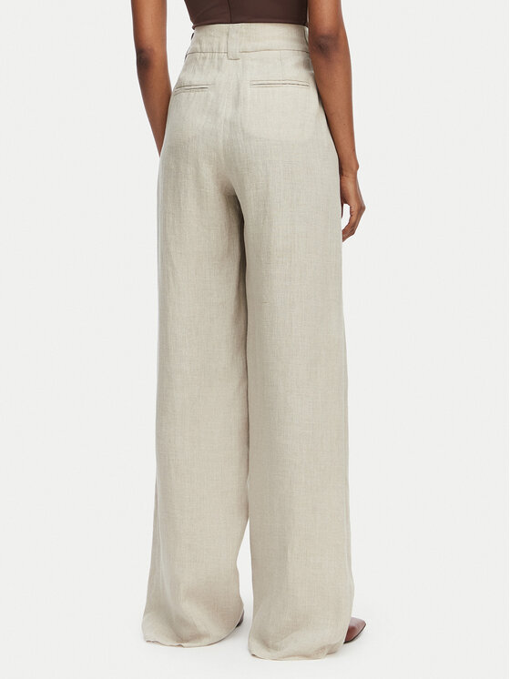 Marella Marella Riidest püksid Rete 2613131022 Beež Straight Fit