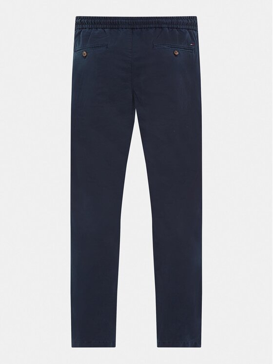 Tommy Hilfiger Tommy Hilfiger Pantaloni di tessuto MW0MW32131 Blu scuro Regular Fit