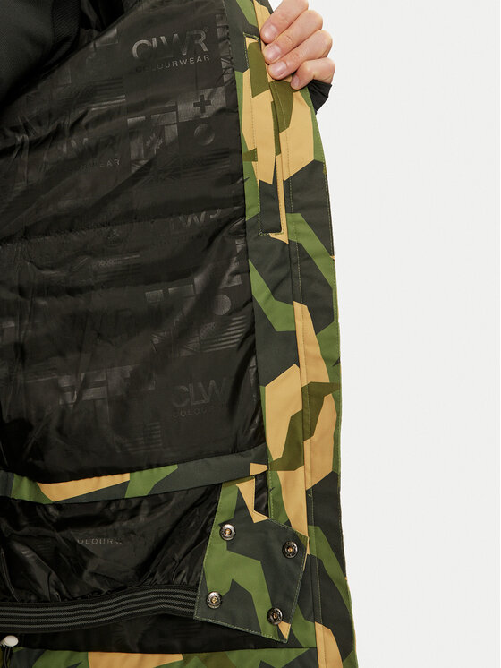 Colourwear Colourwear Kurtka narciarska Falk Jacket M 7010290 Zielony Regular Fit