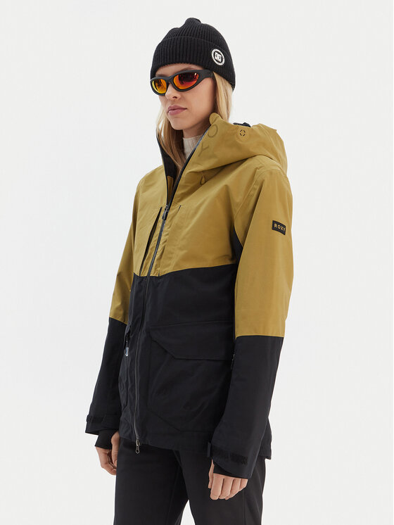 Roxy Roxy Slēpošanas jaka Gore-Tex Stretch Purelines ERJTJ03506 Bēšs Regular Fit