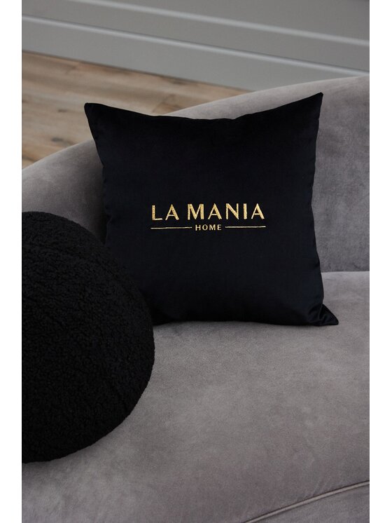 La Mania La Mania Poduszka dekoracyjna Black & Gold Czarny