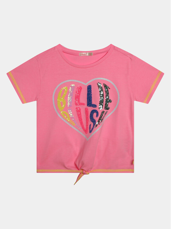 Billieblush Billieblush T-Shirt U20089 Ροζ Comfort Fit