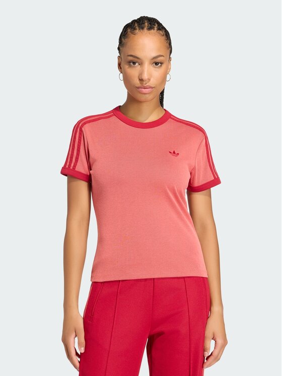 adidas adidas T-Shirt 164729 Czerwony Slim Fit