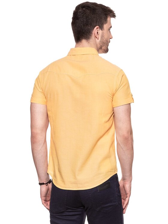 Wrangler Wrangler Camicia SS RESORT WESTERN Giallo Regular Fit