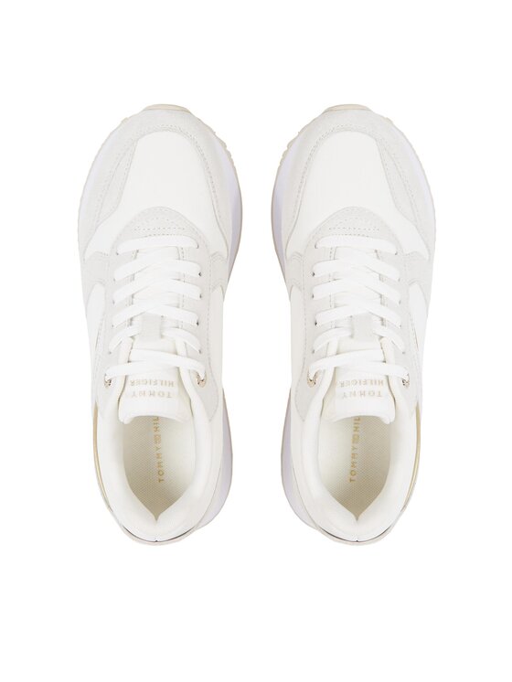Tommy Hilfiger Tommy Hilfiger Sportcipő Elevated Feminine Runner FW0FW07594 Fehér