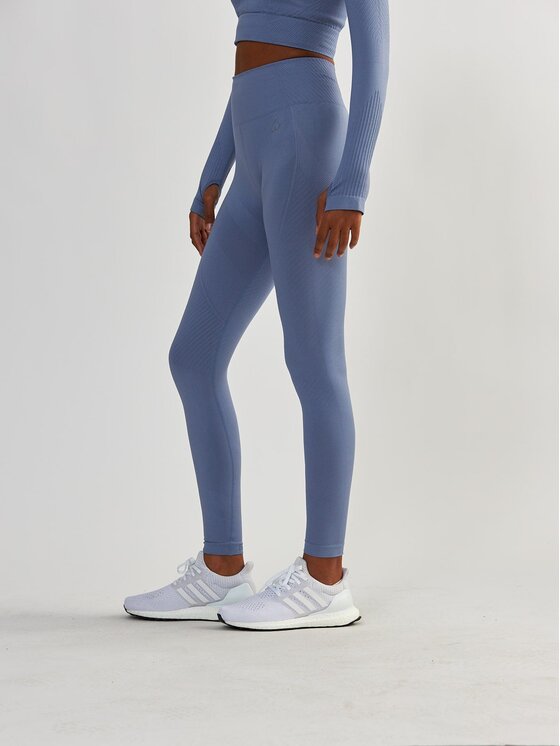 BeShaped BeShaped Legginsy Bezszwowe Femme Force Niebieski Active Fit