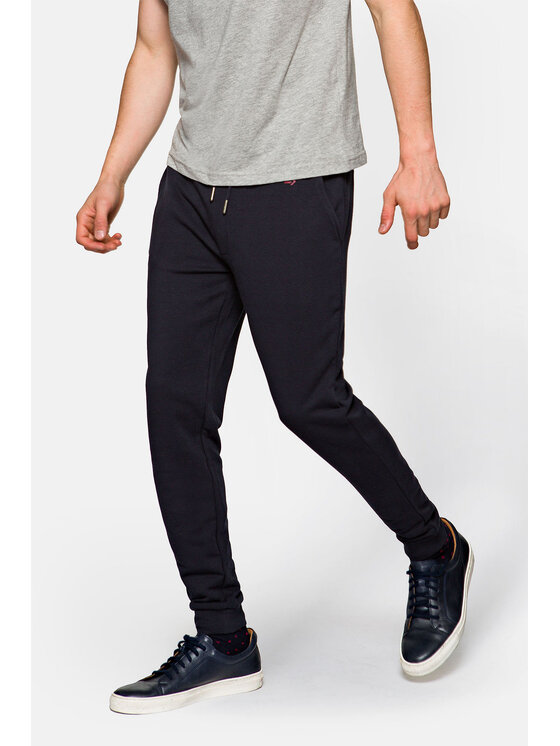 Lancerto Lancerto Spodnie dresowe Dax Granatowy Regular Fit