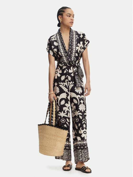 LOLA CASADEMUNT LOLA CASADEMUNT Kombinesoon LS2616033 Must Regular Fit