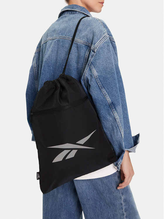 Reebok Reebok Σακίδιο πλάτης πουγκί C-RBK-B-043-08 Μαύρο