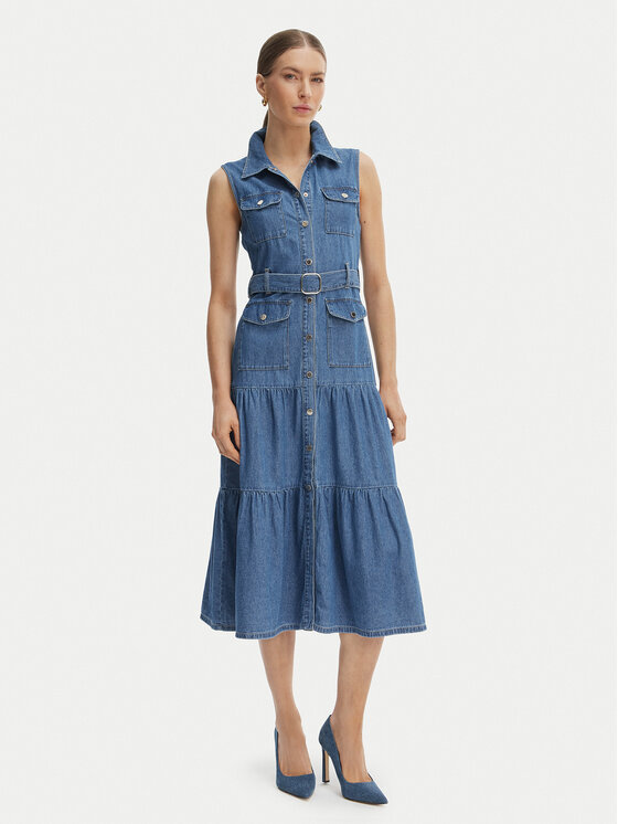 Morgan Morgan Jeanskleid 251-RNAUTICA Blau Regular Fit