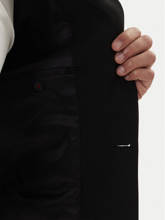 HUGO HUGO Ülikond Karlo-Flips251X 50549657 Must Modern Fit