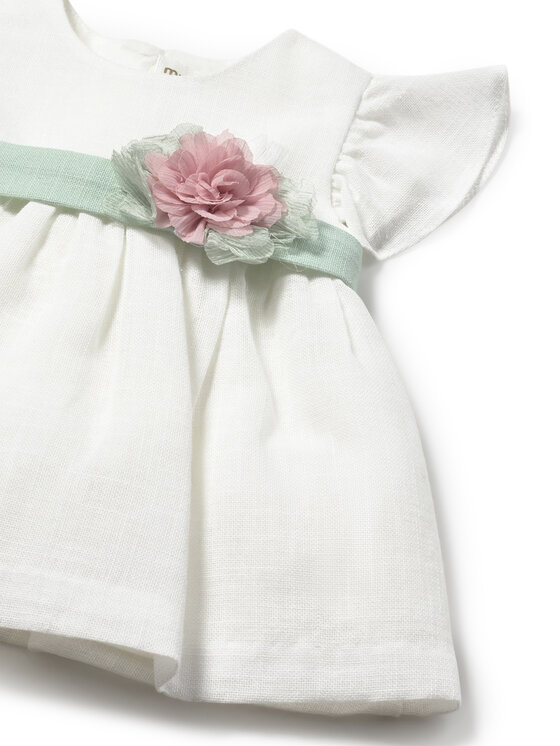 Mayoral Mayoral Elegantes Kleid 1886 Weiß Regular Fit