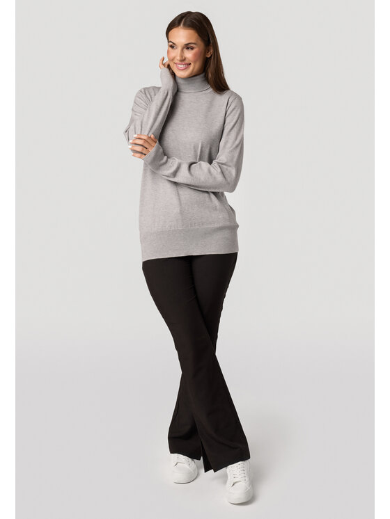 QUIOSQUE QUIOSQUE Sweter Quiosque 6VS001201 Szary Regular Fit