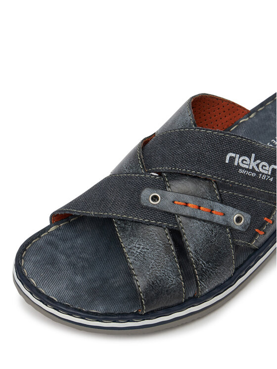 Rieker Rieker Klapki 21599-14 Granatowy