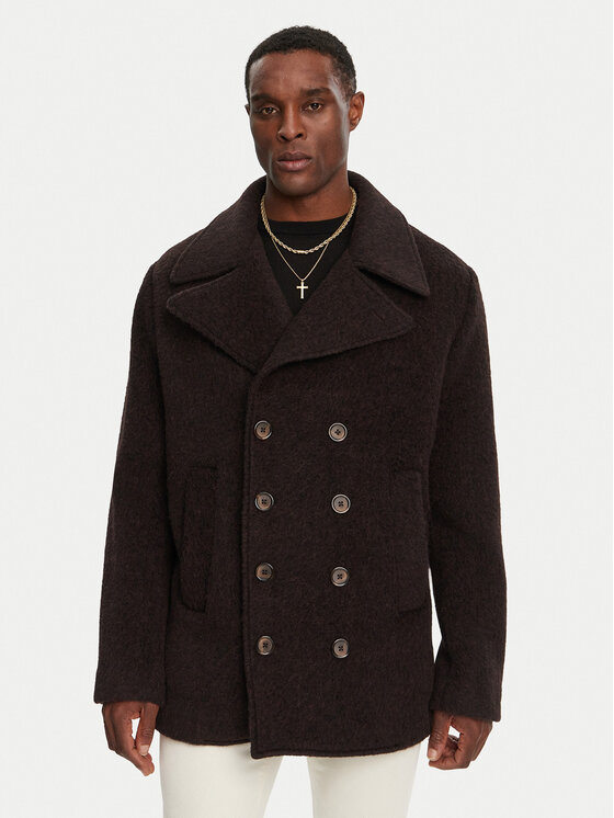 Dolce&Gabbana Dolce&Gabbana Cappotto di lana G038XT HUMR6 S8231 Marrone Regular Fit