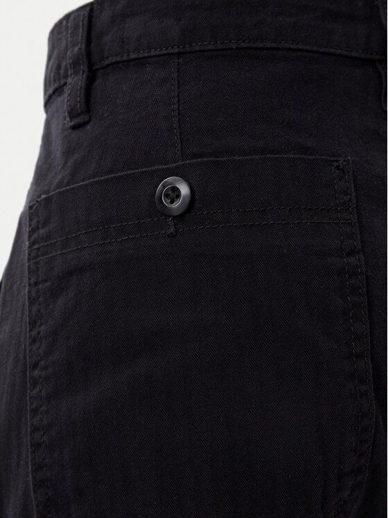 Vans Vans Kalhoty z materiálu Union VN000HGJ Černá Wide Leg