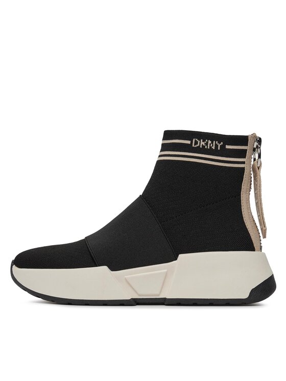 DKNY DKNY Sneakersy Marini K1402637 Čierna