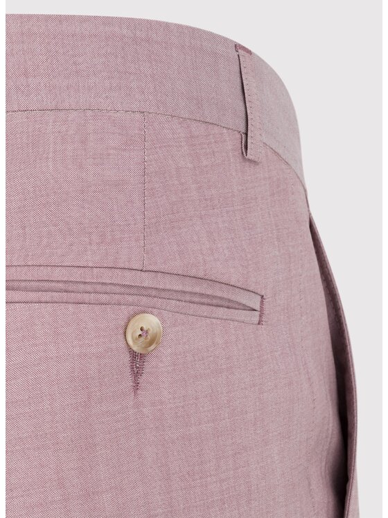 Pako Lorente Pako Lorente Spodnie garniturowe P25SP-6G-036 Różowy Super Slim Fit