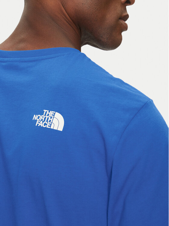The North Face The North Face T-shirt Simple Dome NF0A87NG Blu Regular Fit