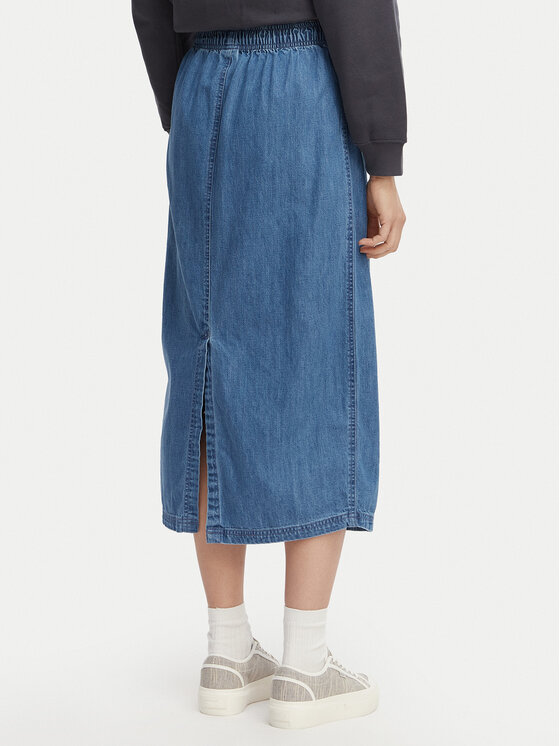 Quiksilver Quiksilver Jeans suknja Yukon EQWWK03028 Tamnoplava Regular Fit