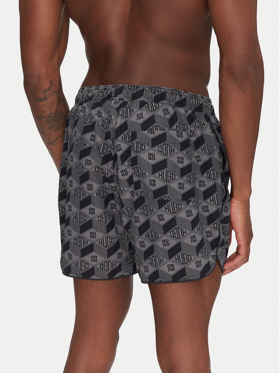 HUGO HUGO Pantaloncini da bagno Rik 50533795 Grigio Regular Fit